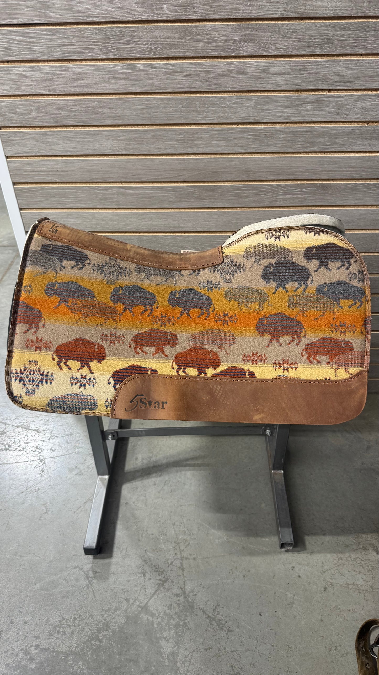 5 Star Barrel Racer Elevate Flex Fit Saddle Pad "Pendleton Land of the Buffalo Signature Top" 30X28