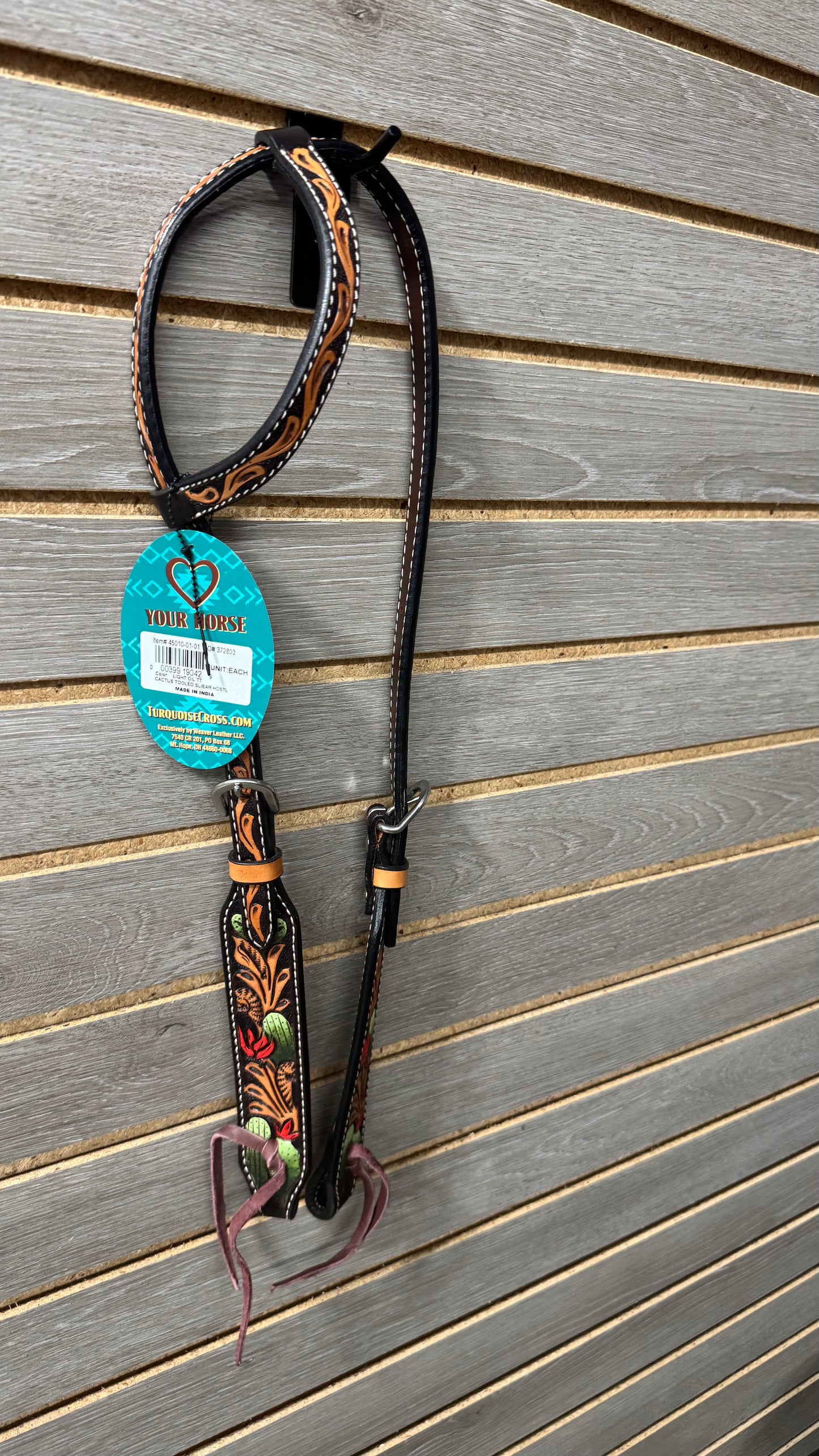 Weaver Turquoise Cross Cactus Tack Set