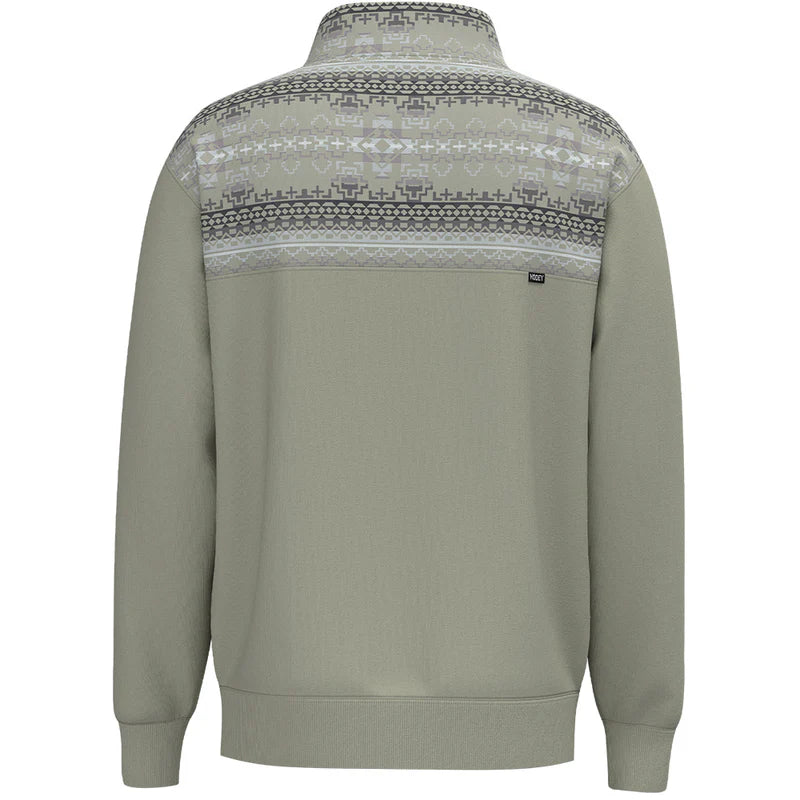 Hooey Men's Forest Fog Green Aztec Stevie Pullover