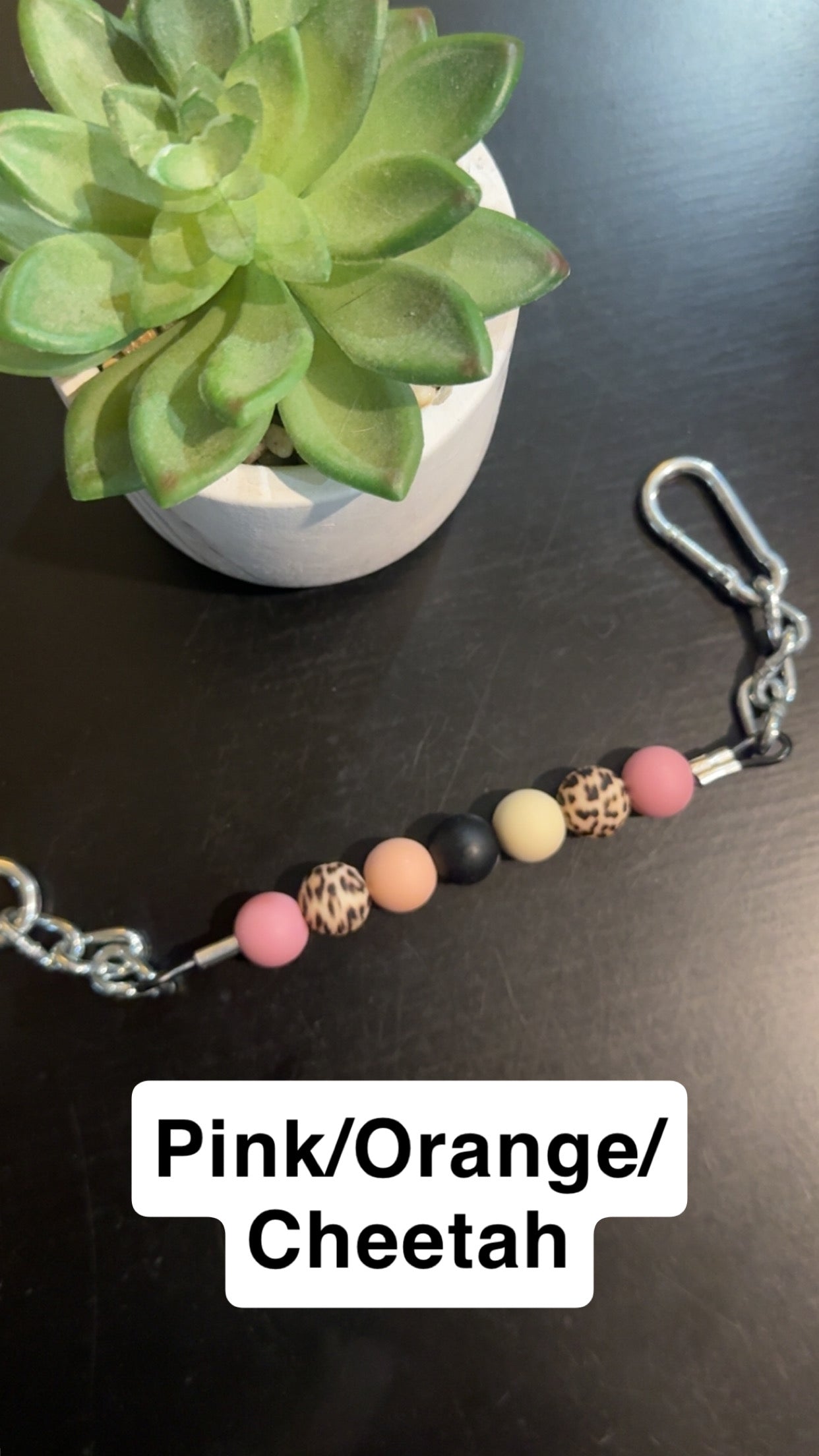 Silicone Bead Curb Strap