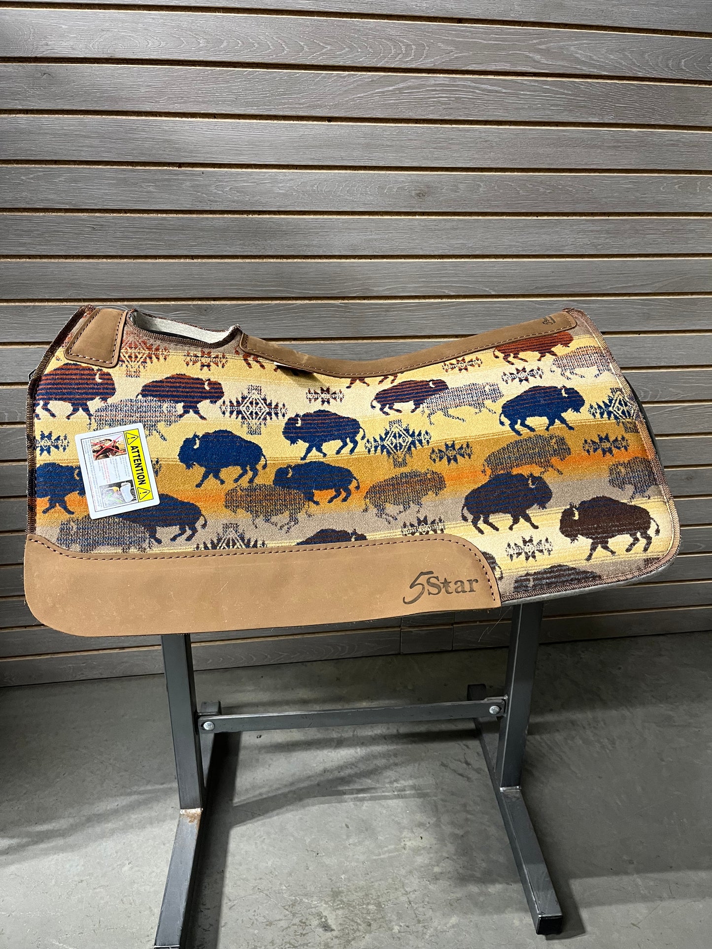 5 Star Land of the Buffalo Signature Top Saddle Pad (Made with Real Pendleton Fabric)