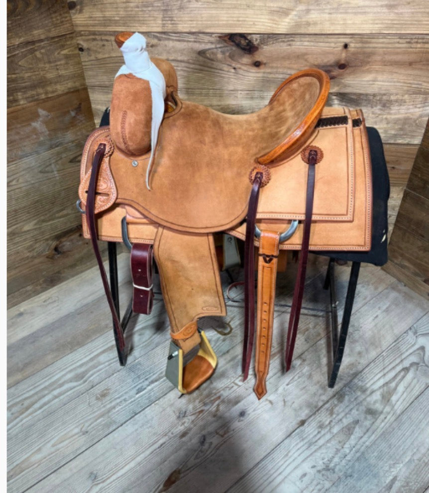 Trent Ward 15" Cowboy Custom Ranch Saddle