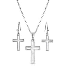 Load image into Gallery viewer, Montana Silversmith Unwavering Devotion Cross Jewelry Set
