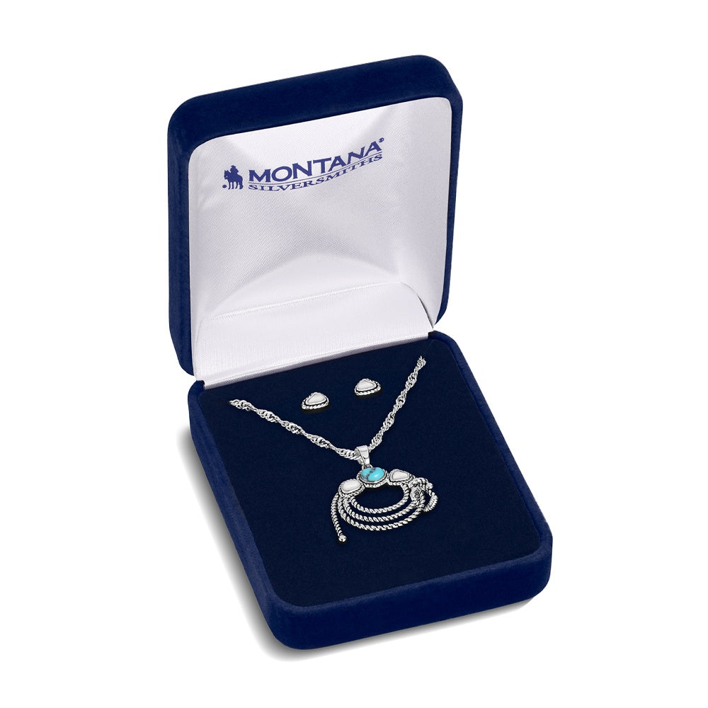 Montana Silversmiths In the Loop Lasso Jewelry Set