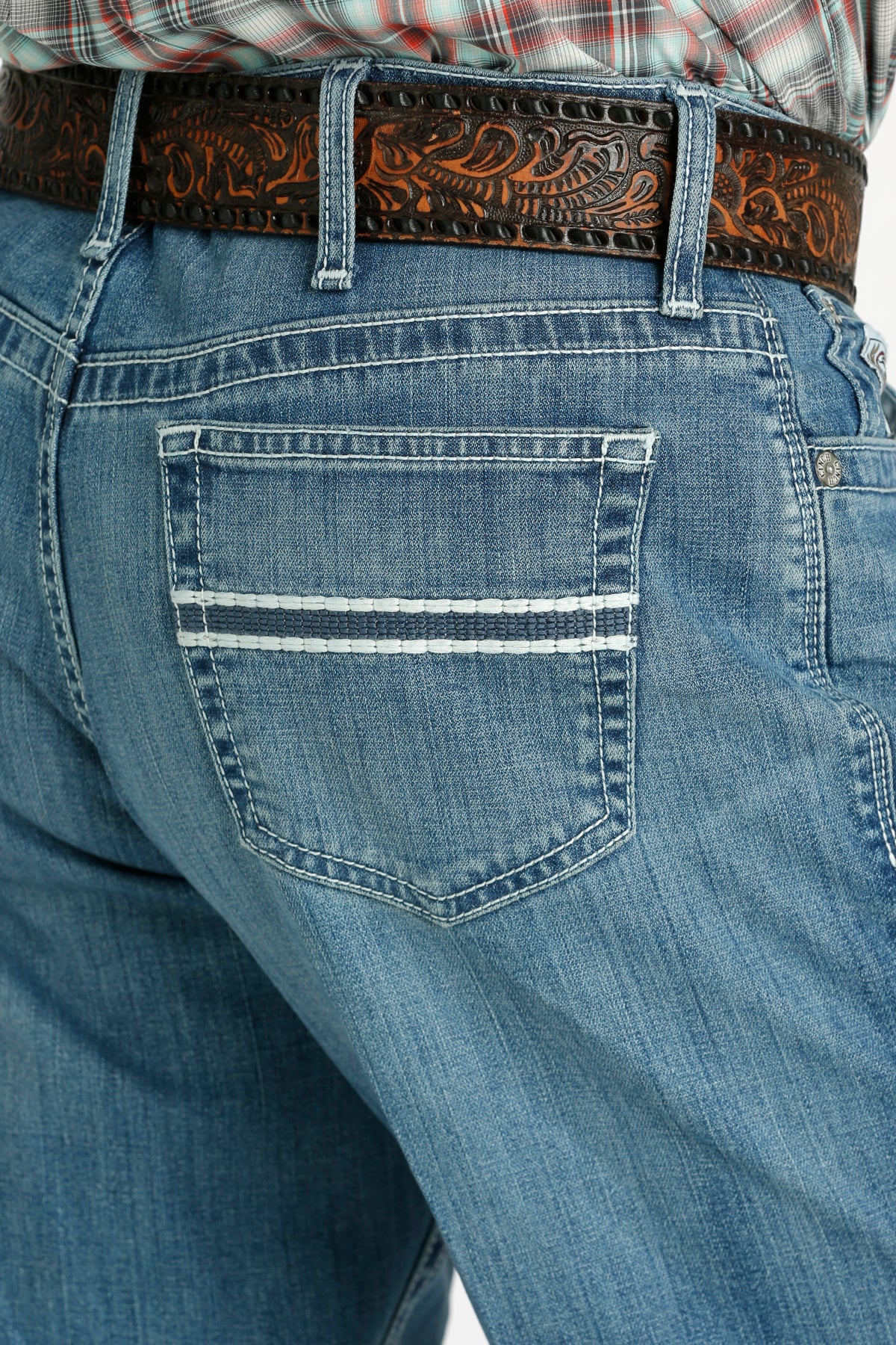 Cinch Men's Medium Stonewash White Label Jean