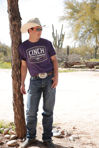 Cinch Men's Purple CINCH JEAN T-Shirt