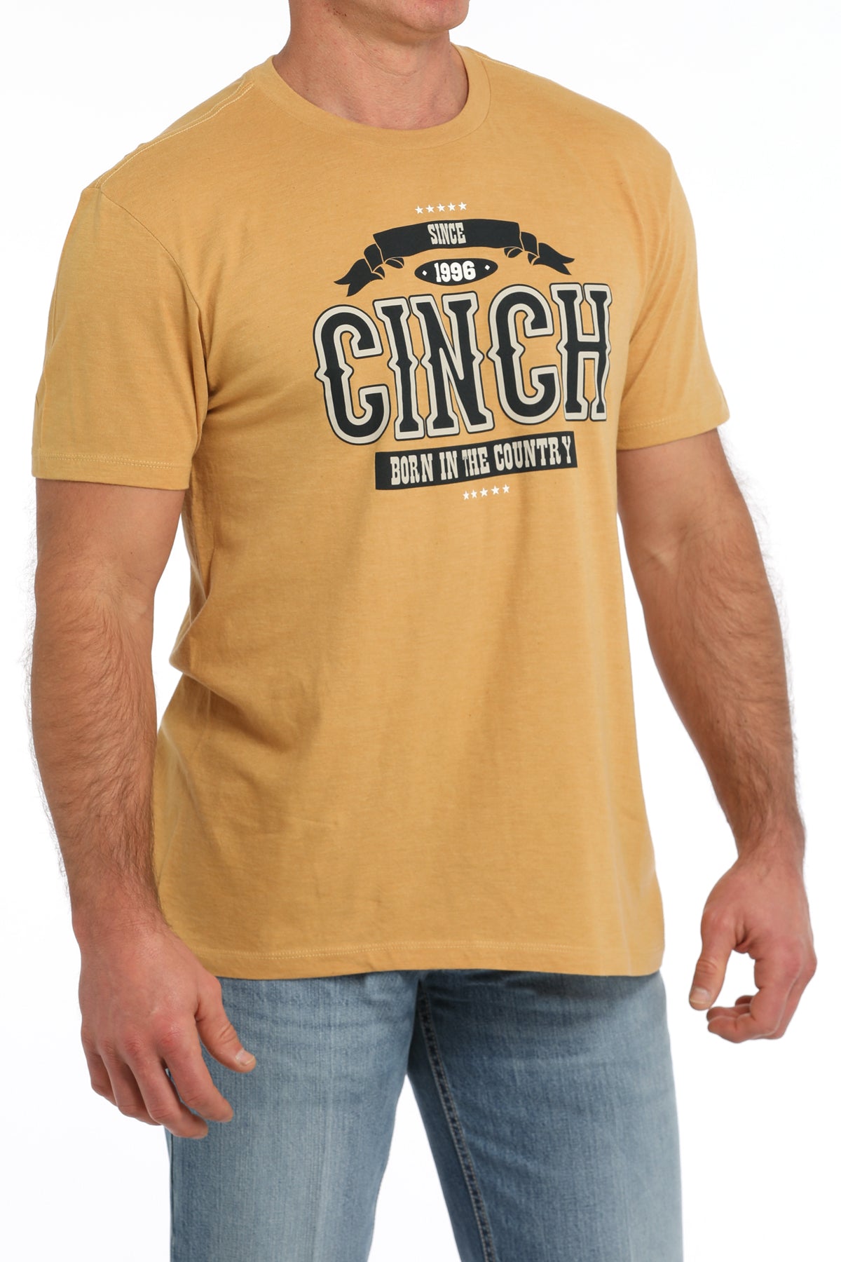 Cinch Men's Gold Born In The Country T-Shirt