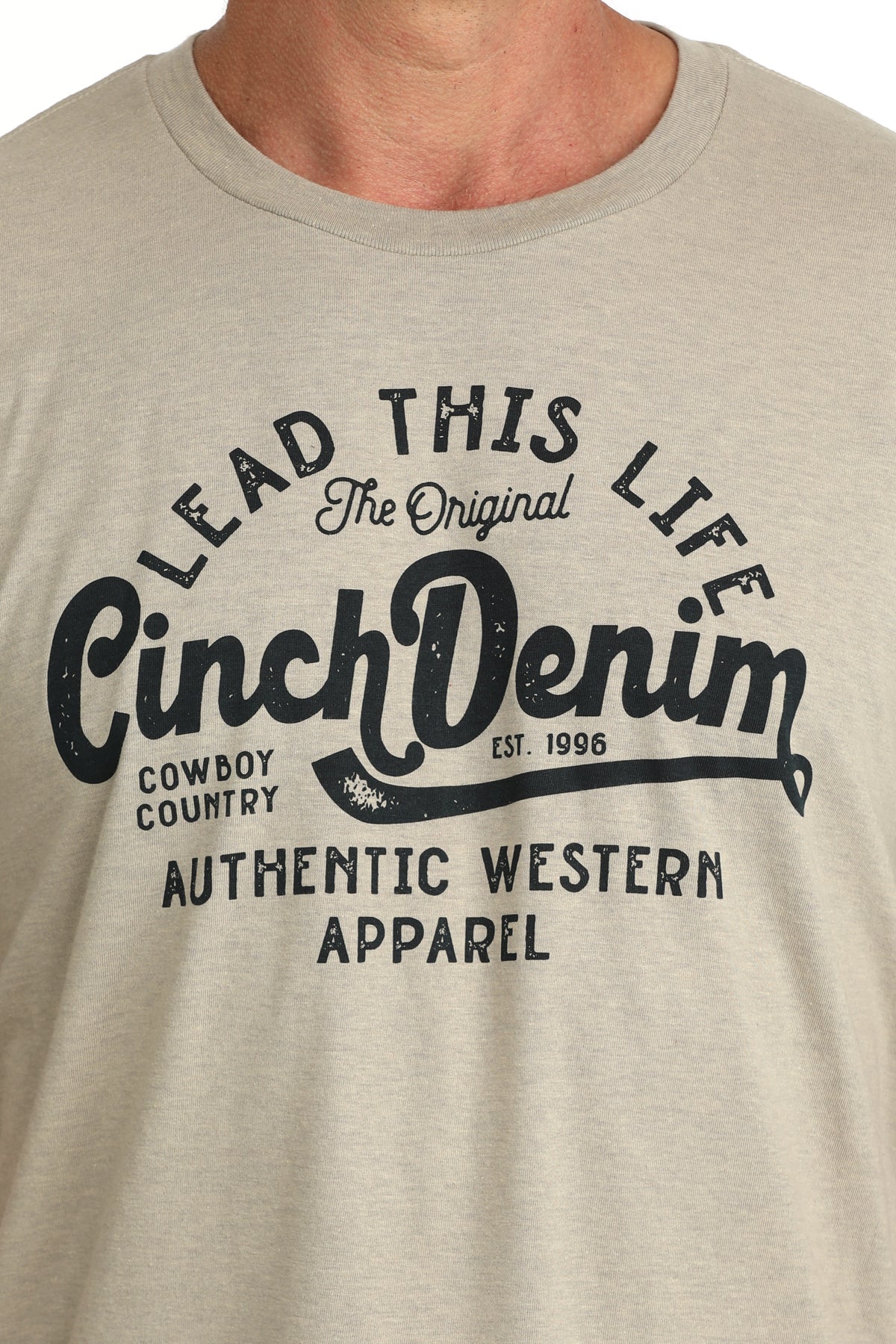 Cinch Men's Khaki Lead This Life T-Shirt