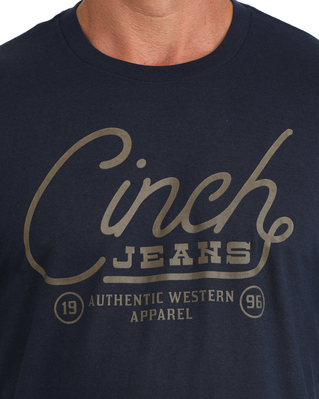 Cinch Men's Navy Rope Logo T-Shirt