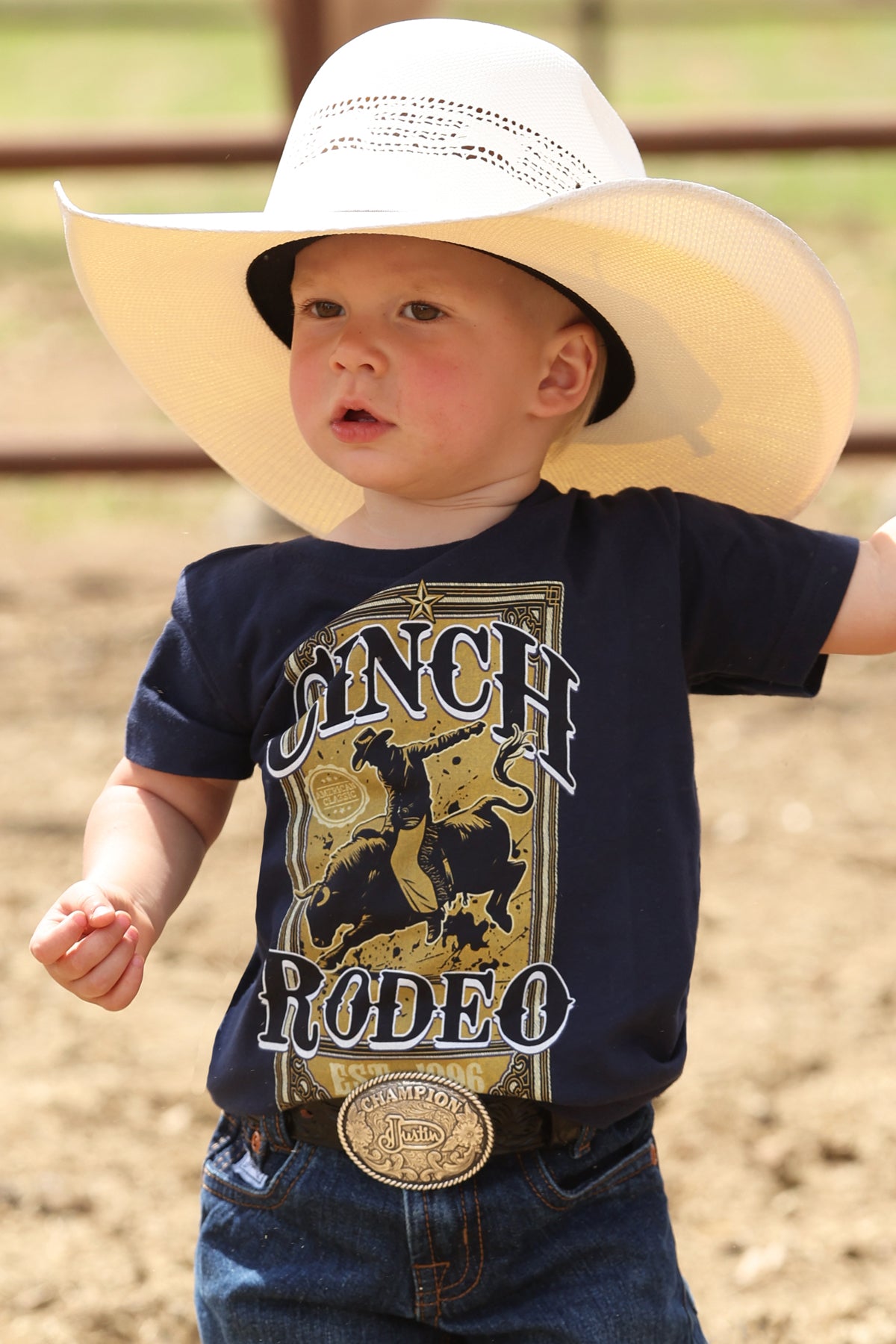 Cinch Boy's Toddler Navy Rodeo Bull Rider T-Shirt
