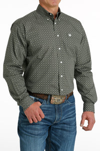Cinch Men's Olive Clover Western Shirt