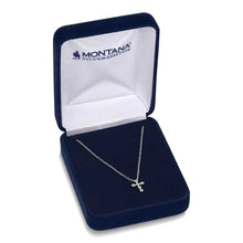 Load image into Gallery viewer, Montana Silversmith Simple Belief Crystal Cross Necklace &amp; Earrings
