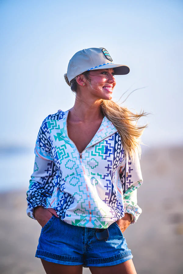 Hooey Women's Gardenia Aztec Mazatlan Hoodie