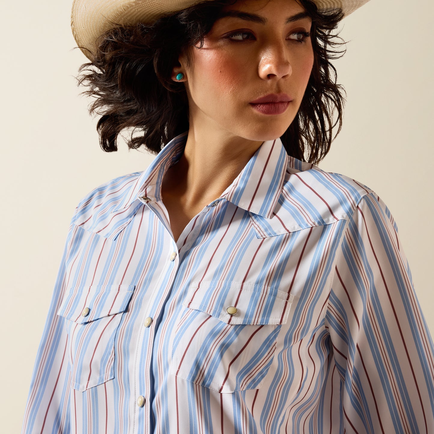 Ariat Women's VentTEK Multicolor Stripe Western Shirt