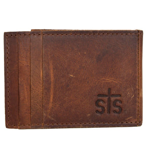 STS Men's Money Clip Card Wallet