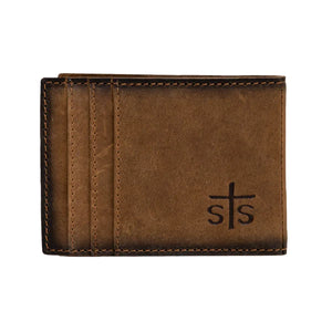 STS Men's Money Clip Card Wallet