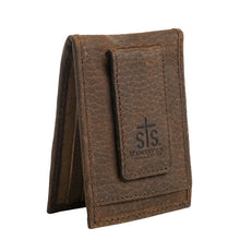 Load image into Gallery viewer, STS Men&#39;s Buffalo Creek Money Clip Wallet
