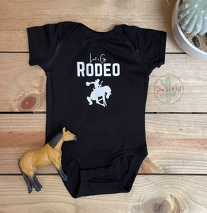 STW Boy's Toddler Lets Go Rodeo Onesie/T-Shirt