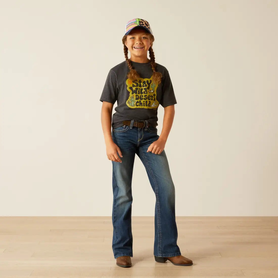 Ariat Girl’s Heather Charcoal Desert Child T-Shirt Girl’s T-Shirt