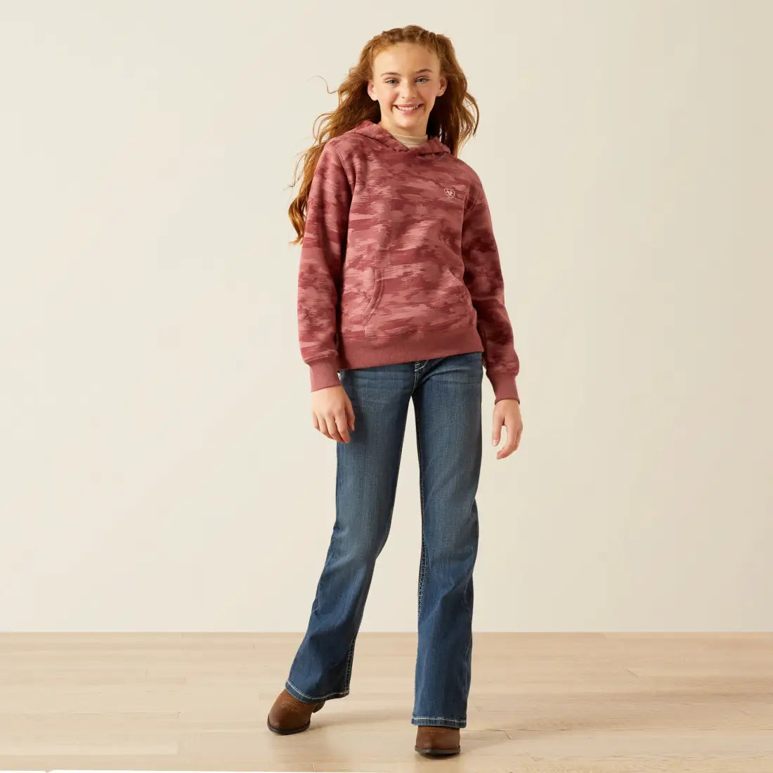Ariat Girl’s Mauve Blur 2.0 Hoodie Girl’s Pullover