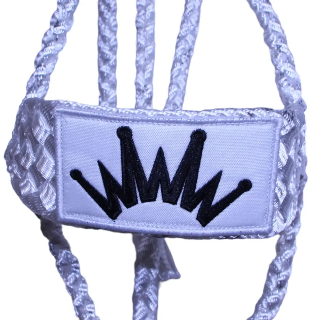 Best Ever Mule Tape Halter with 8.5’ Lead White Halter
