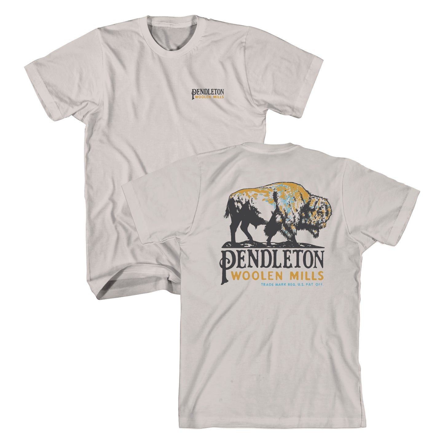 Pendleton Men's Cream Bison Graphic T-Shirt