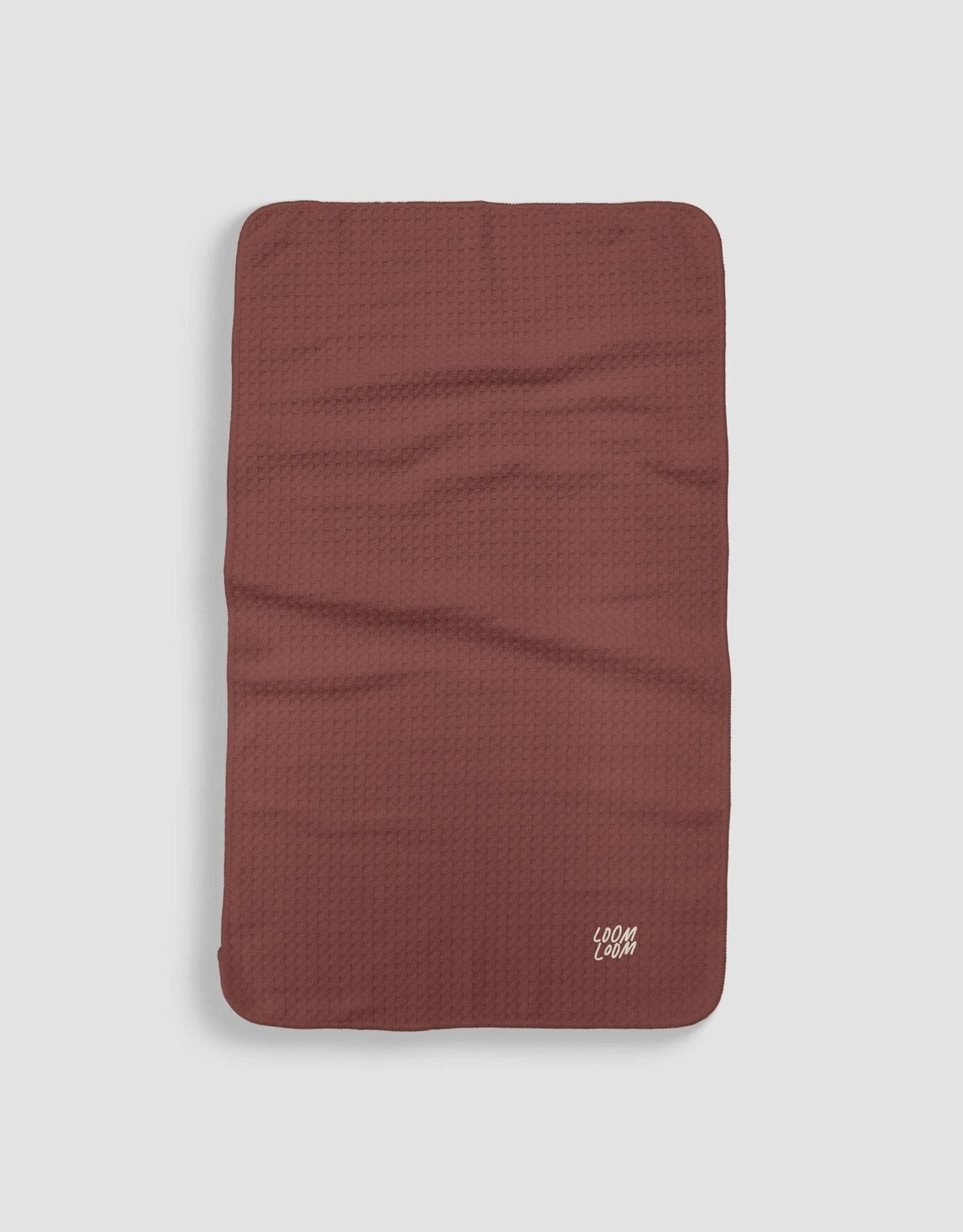 Brick Red- Loom Loom Kitchen Tea Towel