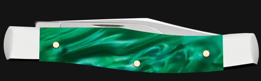 Case Smooth Green Pearl Kirinite Texas Jack Knife Knife