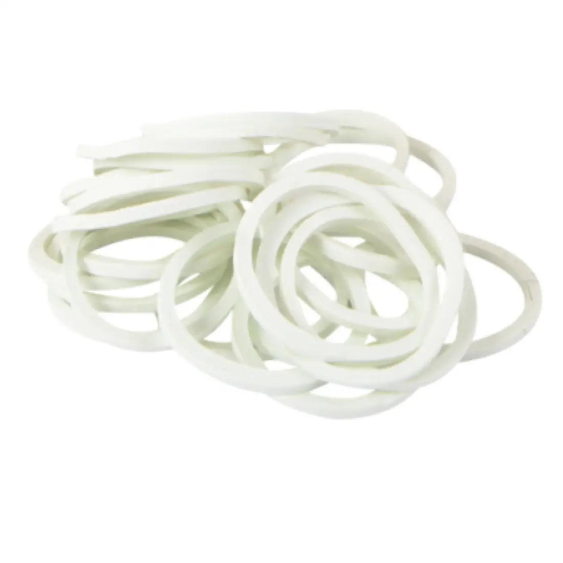 Cashel Horse Braiding Rubber Bands White Grooming Accessory