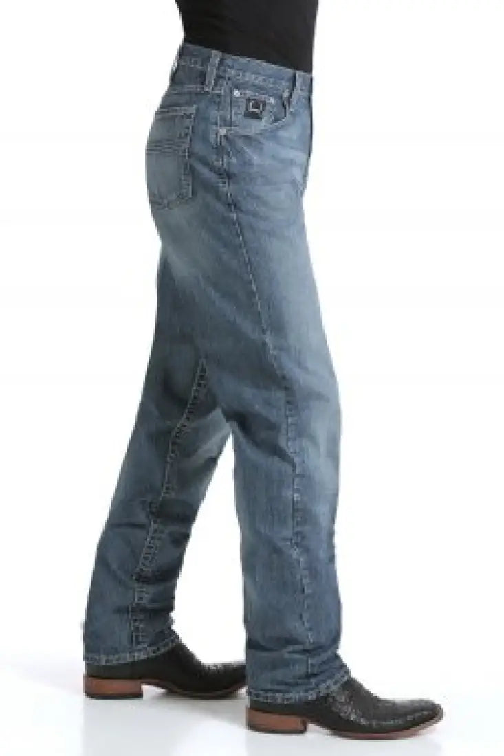 Cinch Men’s Light Wash Black Label 2.0 Jean Men’s Bottoms