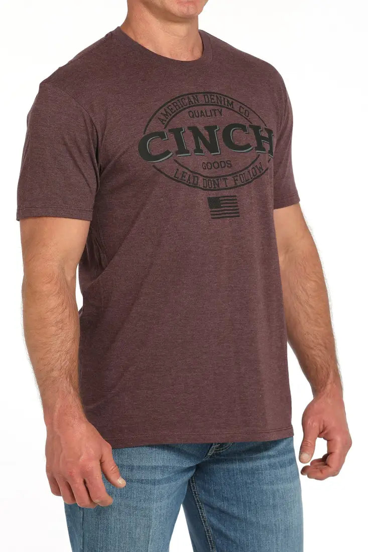Cinch Men’s Mulberry American Denim T-Shirt Men’s T-Shirt