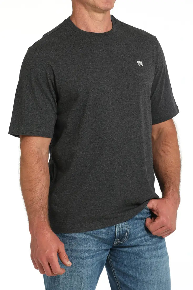 Cinch Men’s Solid Heather Charcoal T-Shirt Men’s T-Shirt