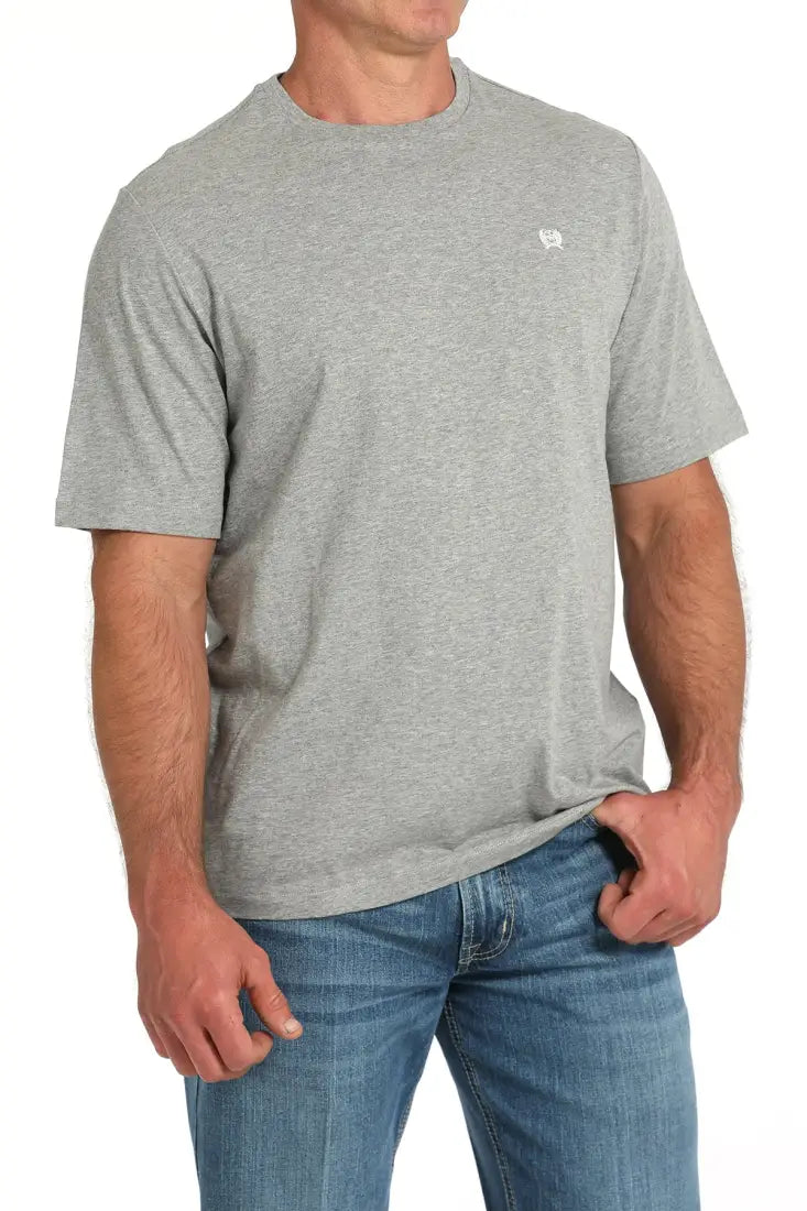 Cinch Men’s Solid Heather Gray T-Shirt Men’s T-Shirt