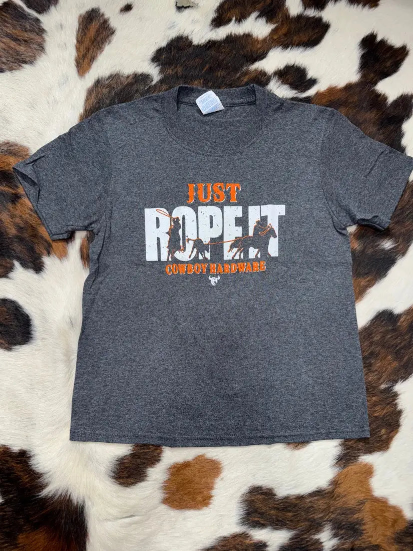 Cowboy Hardware Boy’s Just Rope It T-Shirt Boy’s T-Shirt