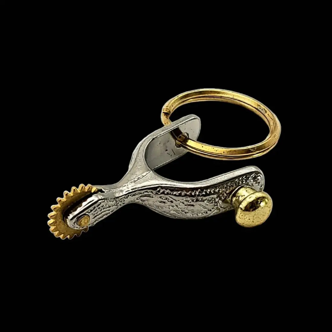 CST Engraved Spur Keychain Human Accessories
