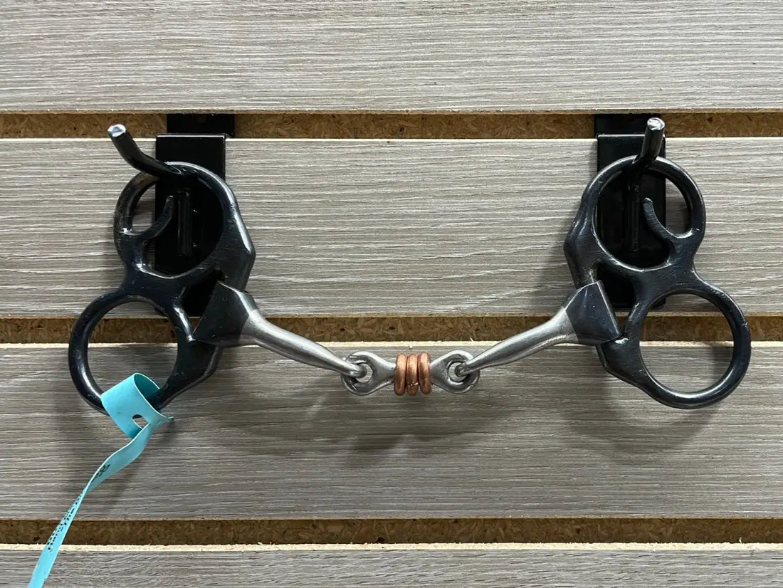 Dutton Double Ring Butterfly Shank Bit Smooth Dogbone with Copper Rollers Bit