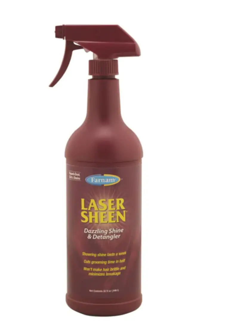 Farnam Laser Sheen Dazzling Shine & Detangler Spray - 32 oz Hair & Coat Care