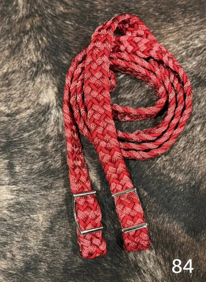 Gale Beebe 9 Strand Barrel Rein 84 / 1’’ / 7.5’ Reins