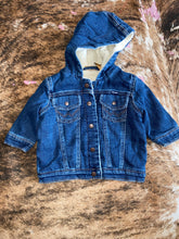 Load image into Gallery viewer, Wrangler Infant/Toddler Sherpa Lined Denim Jacket
