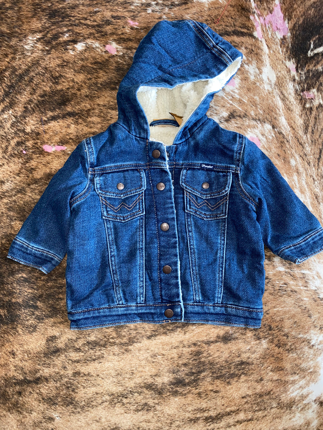 Wrangler Infant/Toddler Sherpa Lined Denim Jacket