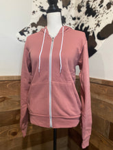 Load image into Gallery viewer, Pendleton Women&#39;s Dusty Rose Aztec Hoodie
