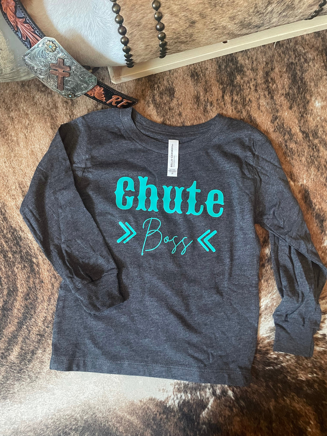 STW Girl's Toddler Chute Boss Long Sleeve T-Shirt