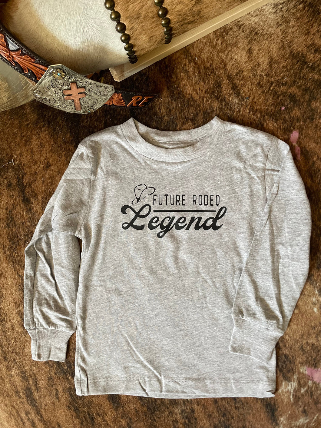 STW Boy's Toddler Future Rodeo Legend Long Sleeve T-Shirt