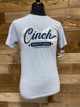 Load image into Gallery viewer, Cinch Men&#39;s Heather Blue Mountain Logo T-Shirt
