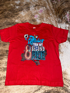 STW Boy's Toddler 8 Second Ride T-Shirt