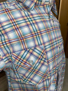 Panhandle Boy's Multi Colored Plaid Western Shirt