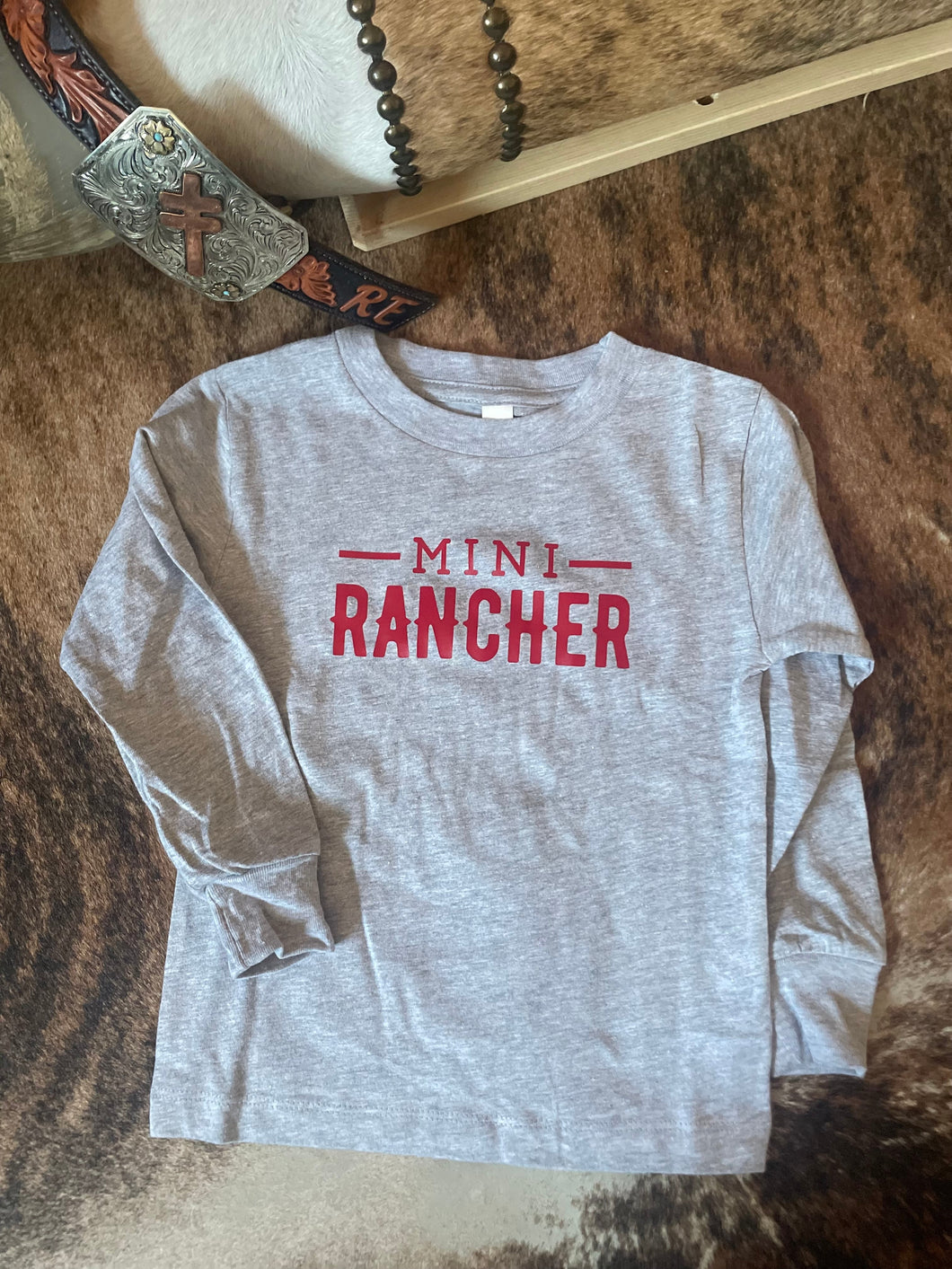 STW Boy's Toddler Mini Rancher Long Sleeve T-Shirt