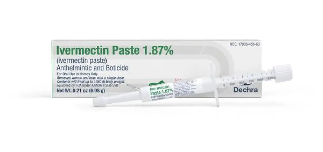 Ivermectin 1.87% Equine Dewormer Paste Equine Dewormer