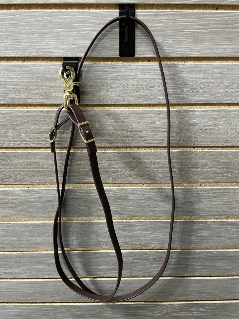 Jerry Beagley Biothane Reins - Brown 1/2’’ / 8’ Reins