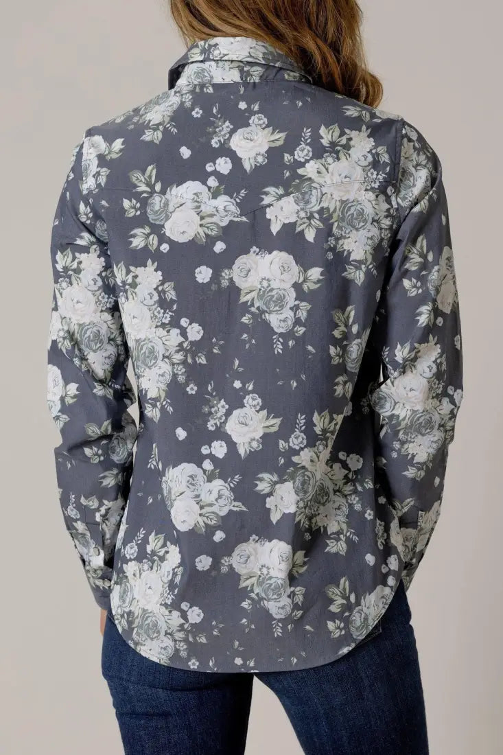 Kimes Ranch Women’s Blue Ginny Western Shirt Women’s Western